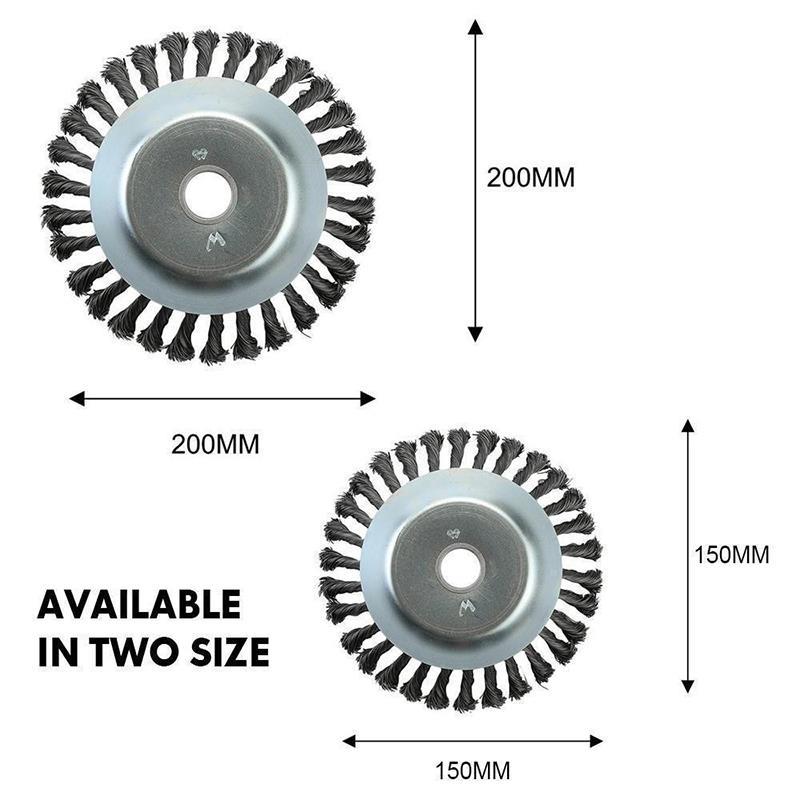 Unbreakable Steel Wire Lawn Mower Blade Head