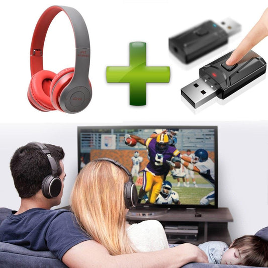 HomeCinema™ Bluetooth Audio Transmitter+ Wireless Headset