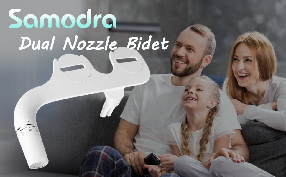 Multi Functional Ultra-Slim Dual Nozzle Bidet