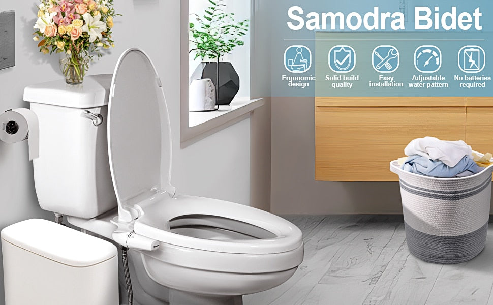 Multi Functional Ultra-Slim Dual Nozzle Bidet