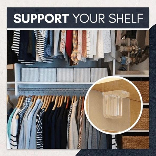 Drill Free Invisible Shelf Supporter (8Pcs)
