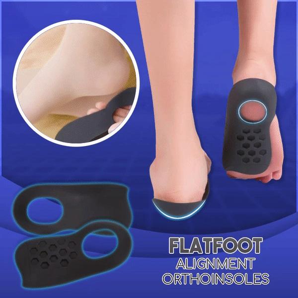 Flat-Foot TPR Alignment Orthotic Insoles