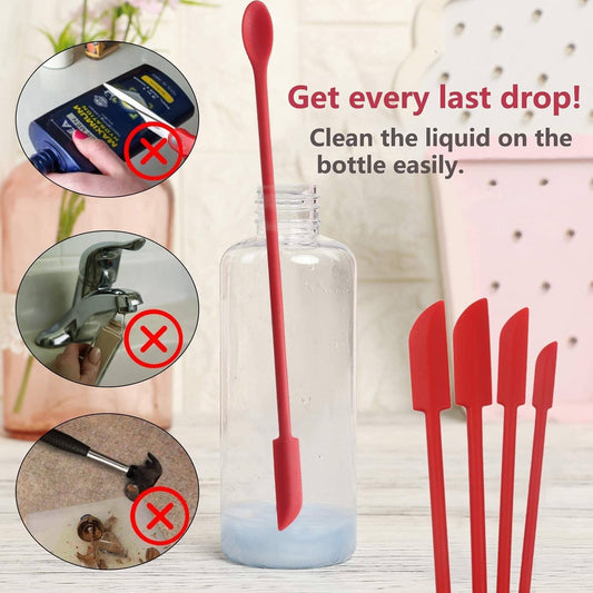 Silicone Scraper Lengthened Spatula Set
