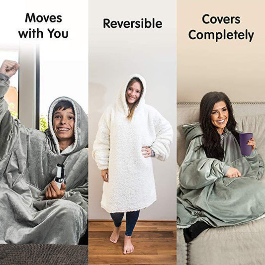 BodyBlanket™- Plush Wearable Blanket Sweatshirt