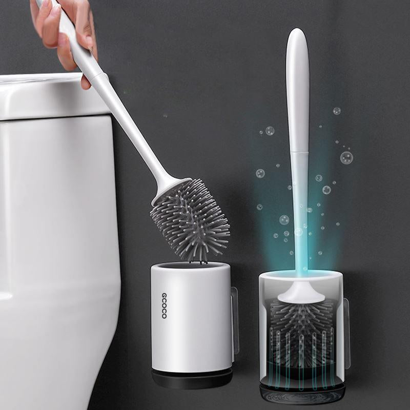 CleanExpert™ Silicone Toilet Brush with Wall Holder