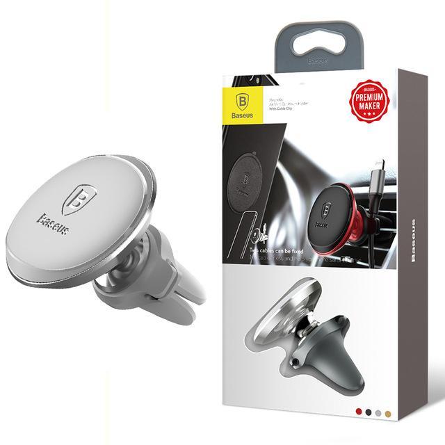 Baseus Magnetic Phone Holder With Cable Clip - Indigo-Temple