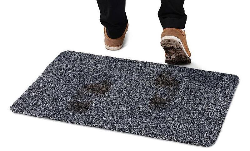 Super Absorbent Clean Step Doormat - Indigo-Temple