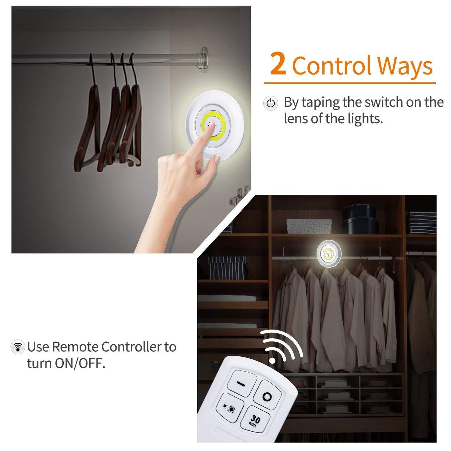 IC™ Instant LED Lights with Remote Control - Indigo-Temple