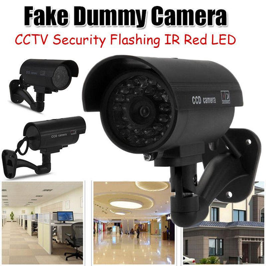 Fake CCD Waterproof security camera with Flickering LED - Indigo-Temple