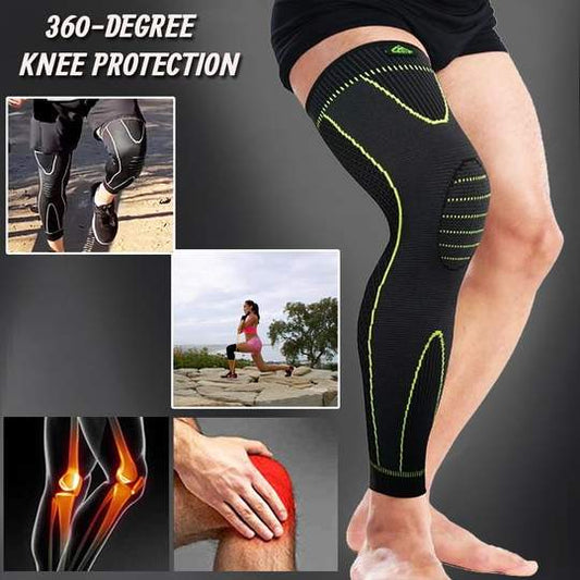 ElasticElite™ Non-Slip Full Length Knee Pad Compression Sleeve
