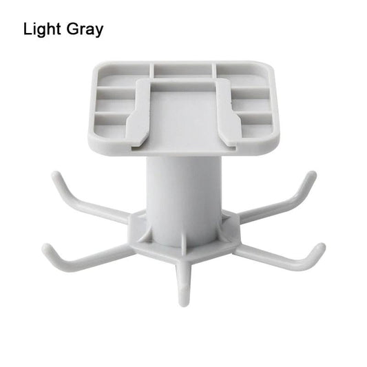 Rotating Stick-On Cabinet Utensil Hook Organizer