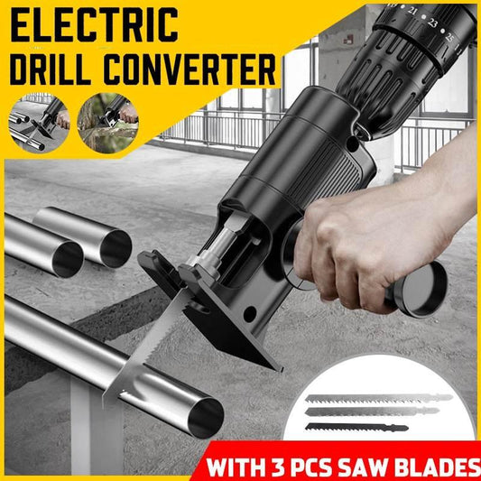 Electric Drill to Saw Converter Set