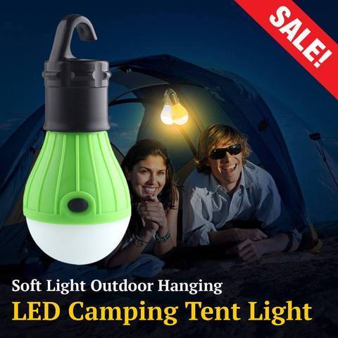 SOFT HANGING CAMPING TENT LED LIGHT (2pcs) - Indigo-Temple