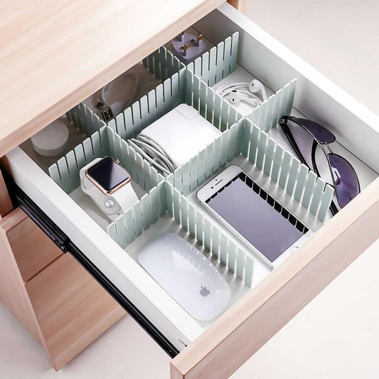 DIY Adjustable Drawer Organizer (4Pcs)