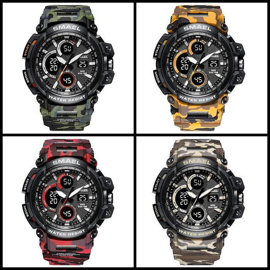 ZR - 670 SMAEL™ Lagoon Edition Waterproof & Shockproof Tactical Watches - Indigo-Temple