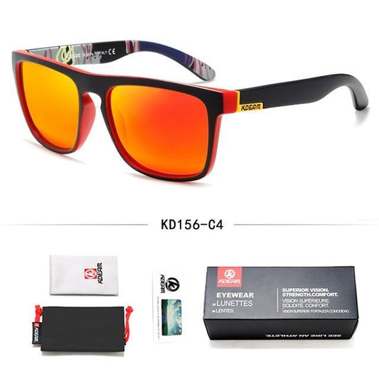 KDEAM™ Rainbow Collection Unisex Polarized Sunglasses - Indigo-Temple