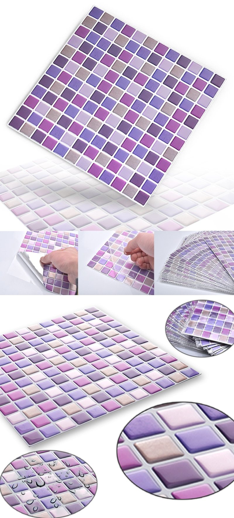 Creative DIY 3D Tile Stickers ***2pcs***
