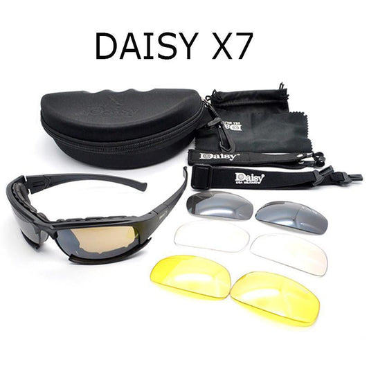 X7 Ballistic Army Polarized Sunglasses - Indigo-Temple