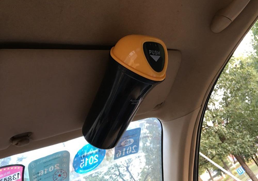 Clip-On Car Trash Can - Indigo-Temple