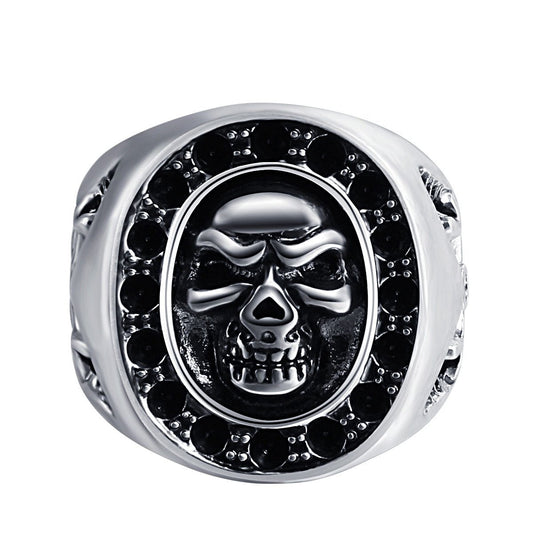 SkullX Ring - Indigo-Temple