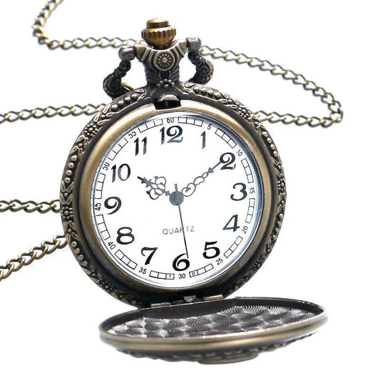Guns Design "2ND AMENDMENT" Pocket Watch - Indigo-Temple
