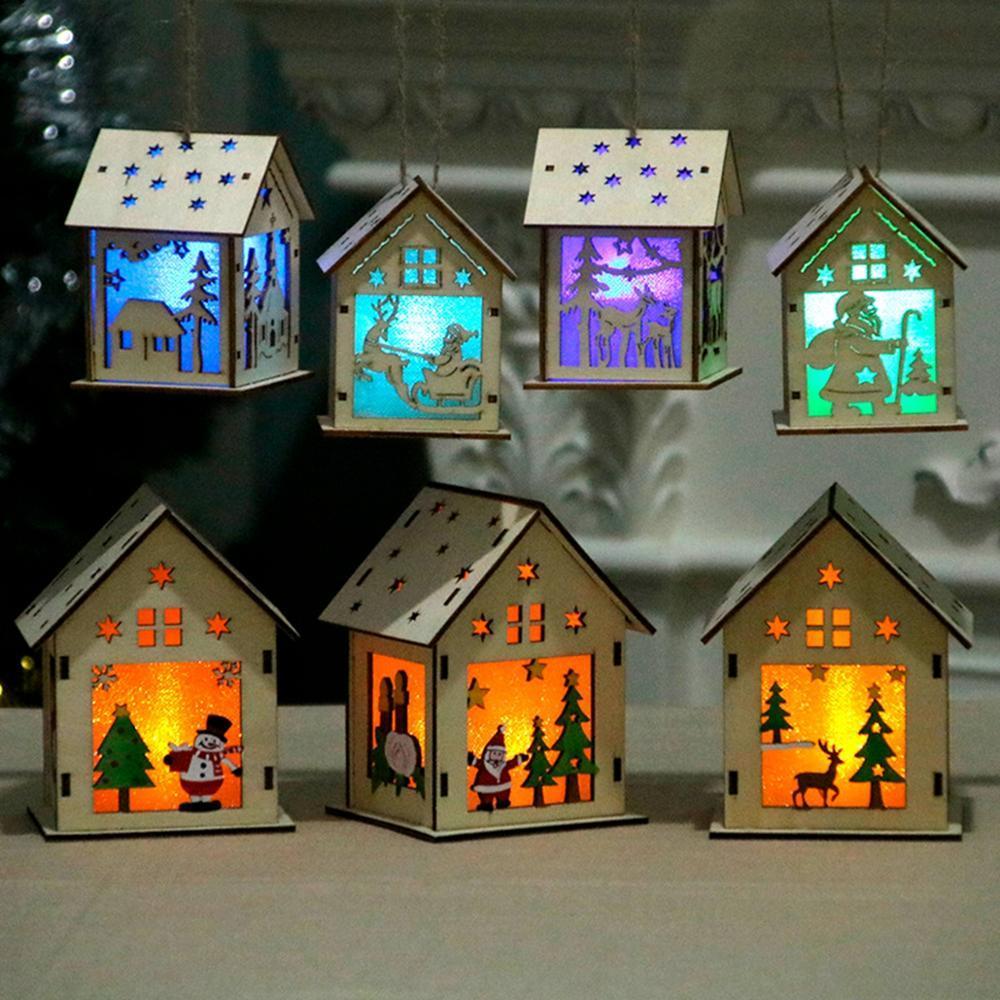 LED Christmas Decoration Lanterns (2 pcs set) - Indigo-Temple