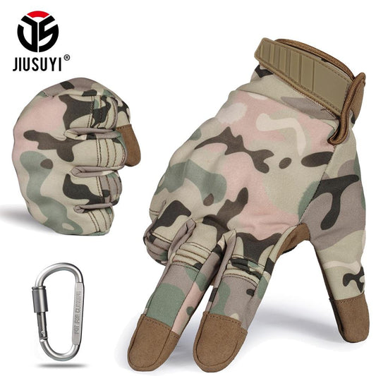 Tactical Hard Knuckle Touch Screen Gloves - Indigo-Temple