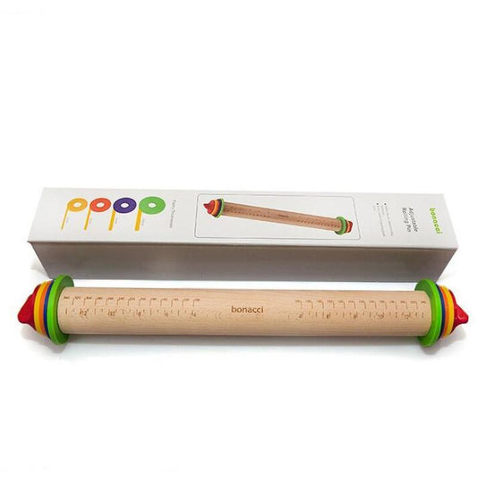 Adjustable Wooden Rolling Pin - Indigo-Temple