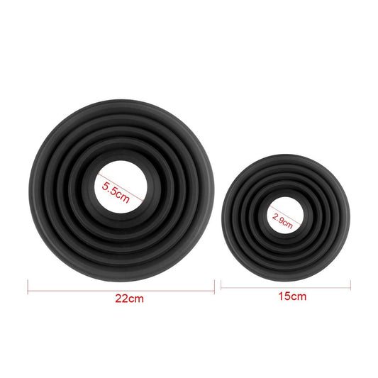 Reflection-Free Universal Silicone Camera Lens Hood