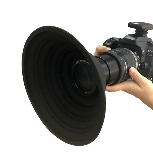 Reflection-Free Universal Silicone Camera Lens Hood