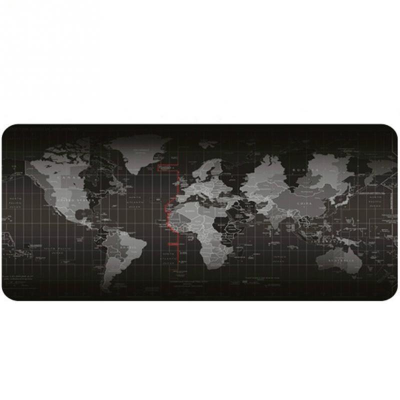 World Map Super Large Mouse Pad - Indigo-Temple