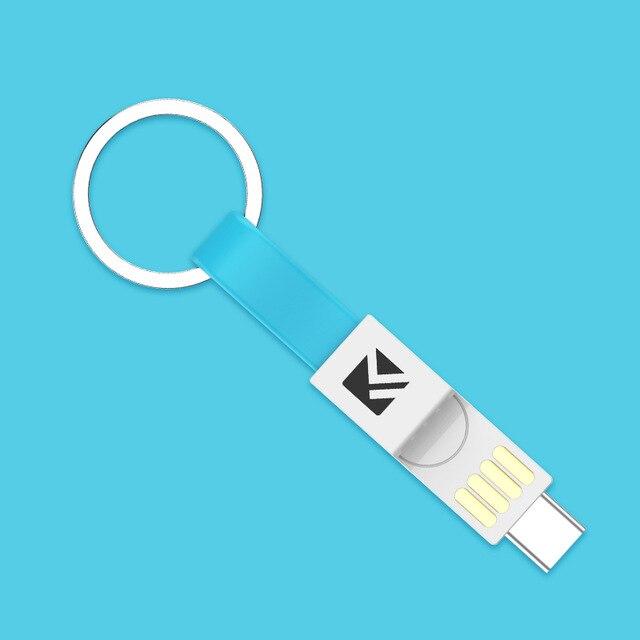 3 in 1 Smart Mini USB Portable Keychain Cable (2pcs)