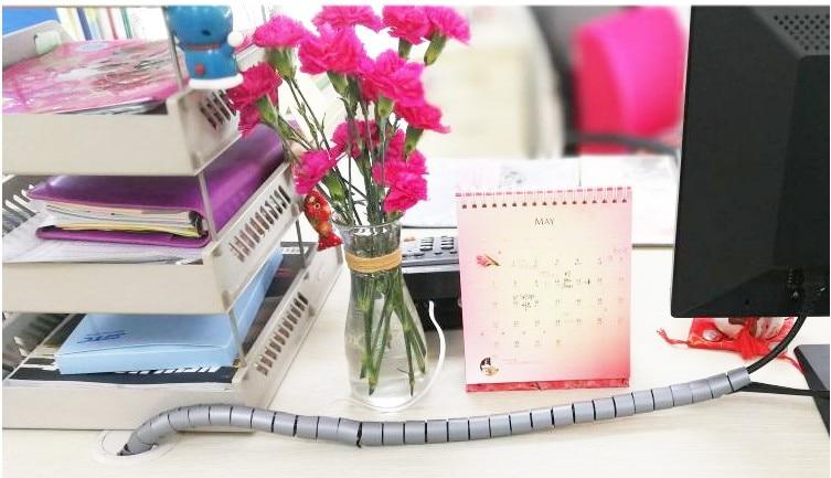 CableKing™ Smart Flexible Spiral Cable Organizer