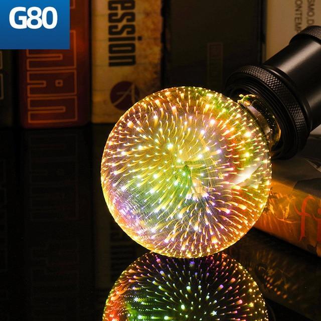 3D Magical Firework Led Light Bulb