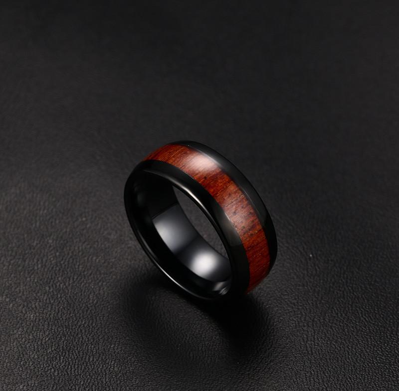 NED - Men Ring Wood Design - Indigo-Temple