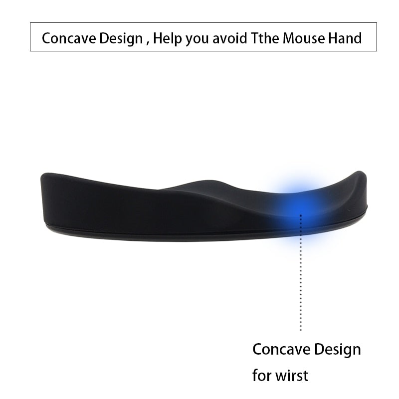 Ergonomic Wrist Support Silicon Rest Pad