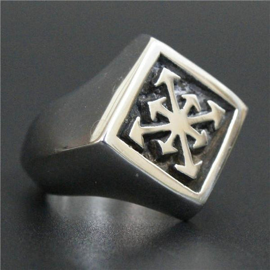 Leros - Arrow Ring - Indigo-Temple