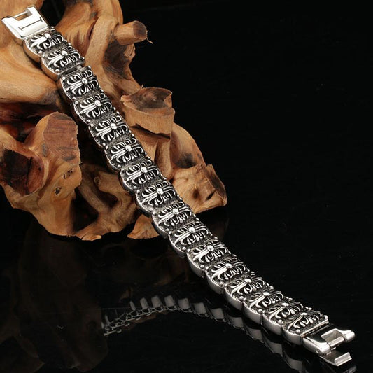 Hans - Unique Man's Bracelet - Indigo-Temple