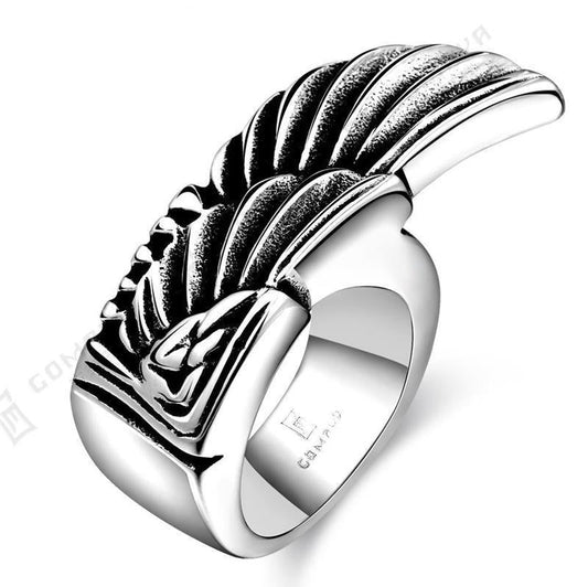 Wing Ring - Indigo-Temple