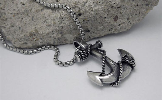 Dennison - Anchoran Necklace pendant - Indigo-Temple