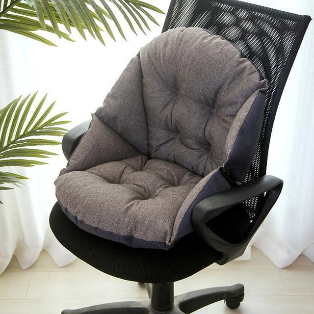 Linen Upholstery Thick Seat Cushion