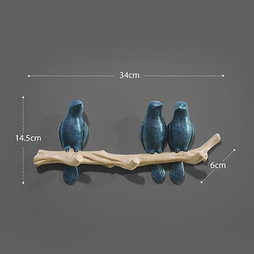 Elegant Bird Hanger Wall Decoration