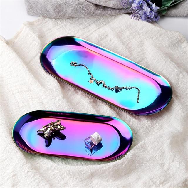 Nordic Stainless Steel Dessert Plate *** 2pcs ***