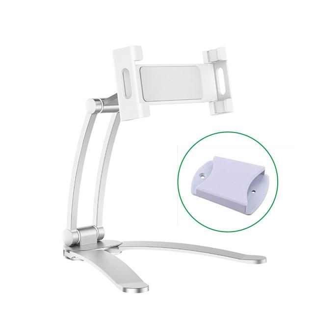 2 In 1 Desktop Stand & Wall Mount Bracket Holder For Tablets & Smartphones
