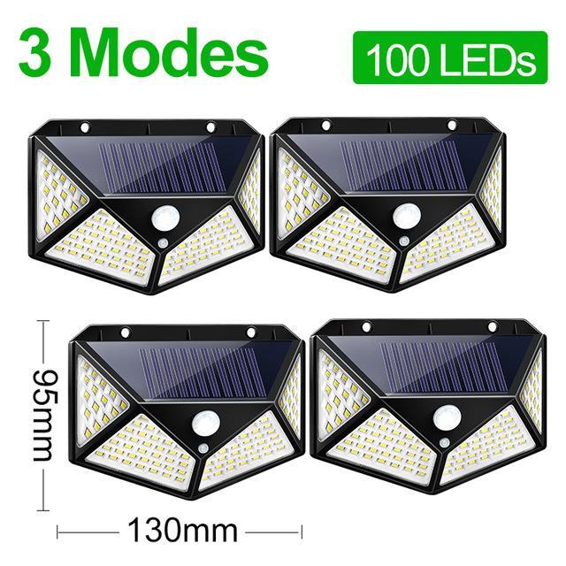 Solaris 2.0™ 100 LEDs Outdoor Motion Sensor Waterproof Solar Lamp