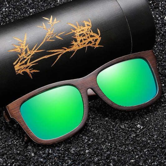 GM™ Natural Bamboo Polarized Sunglasses