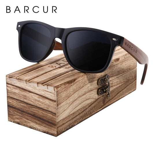 BARCUR™ Black Walnut Wood Polarized Sunglasses