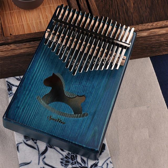 17 Keys Mahogany Kalimba Musical Instrument