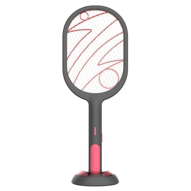 2 in 1 Electric Bug Zapper Racket & Intelligent Mosquito-Trap Station