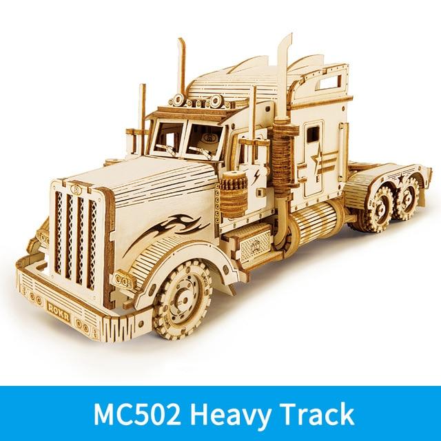 Locomotive Mechanical 3D Wooden Puzzle